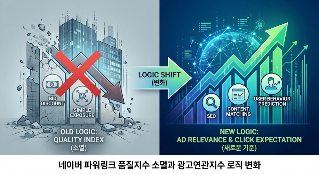 네이버 파워링크 품질지수 소멸과 광고연관지수 로직 변화